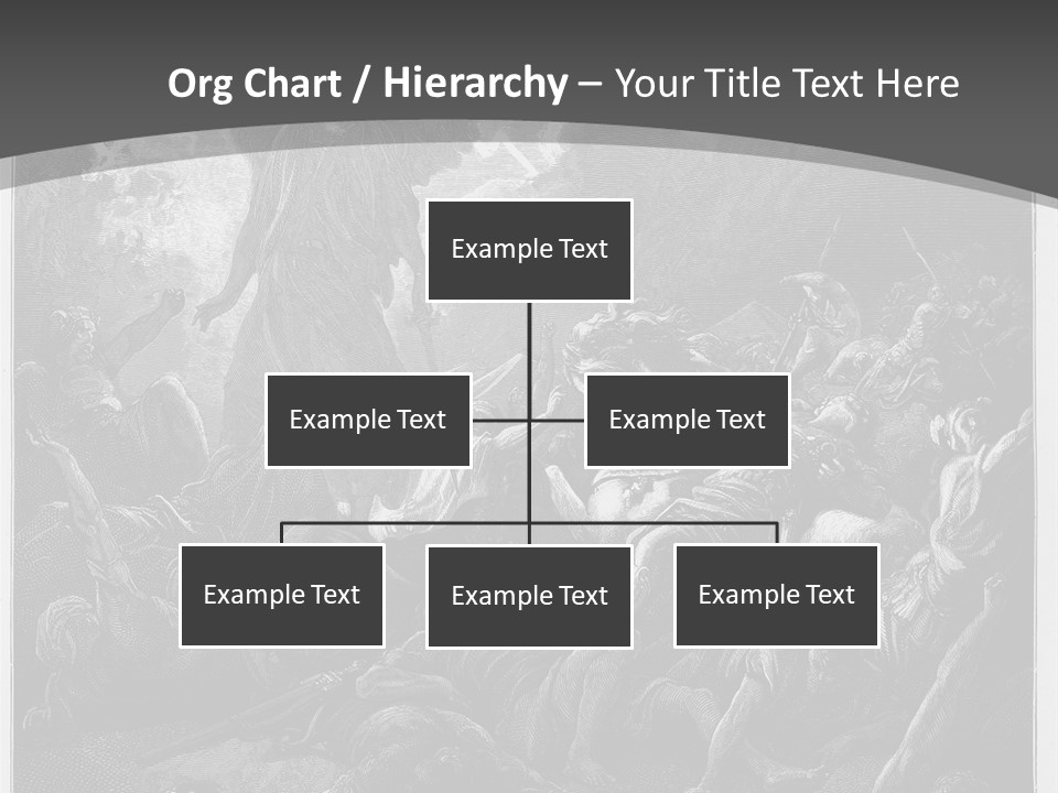 Gustave Dore Sketch Army PowerPoint Template