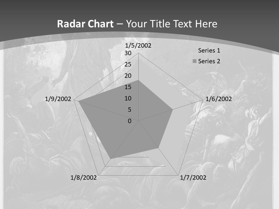 Gustave Dore Sketch Army PowerPoint Template
