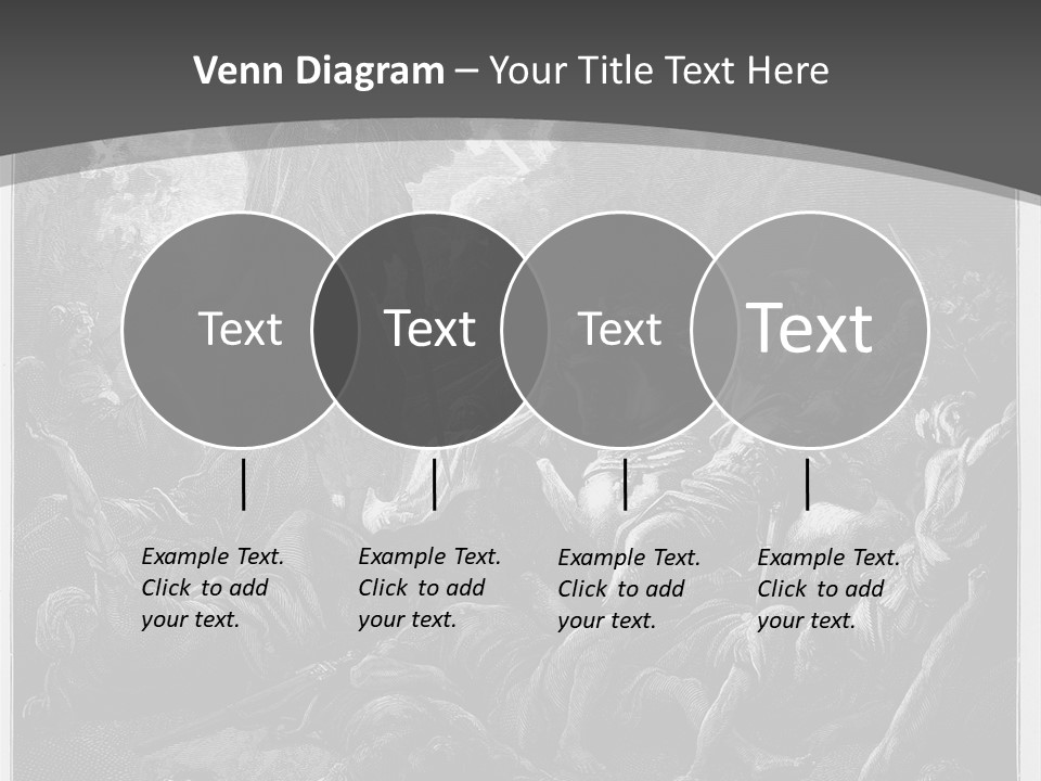 Gustave Dore Sketch Army PowerPoint Template