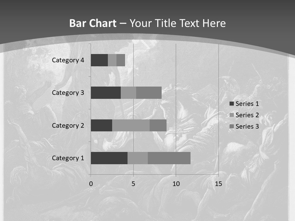 Gustave Dore Sketch Army PowerPoint Template