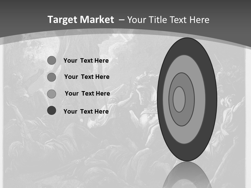 Gustave Dore Sketch Army PowerPoint Template