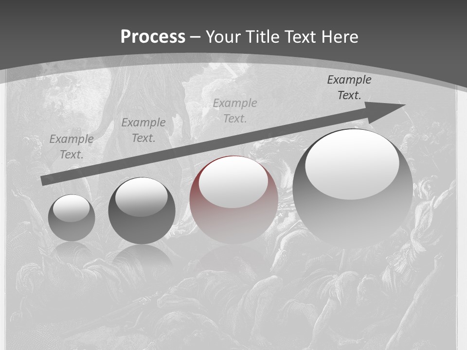 Gustave Dore Sketch Army PowerPoint Template