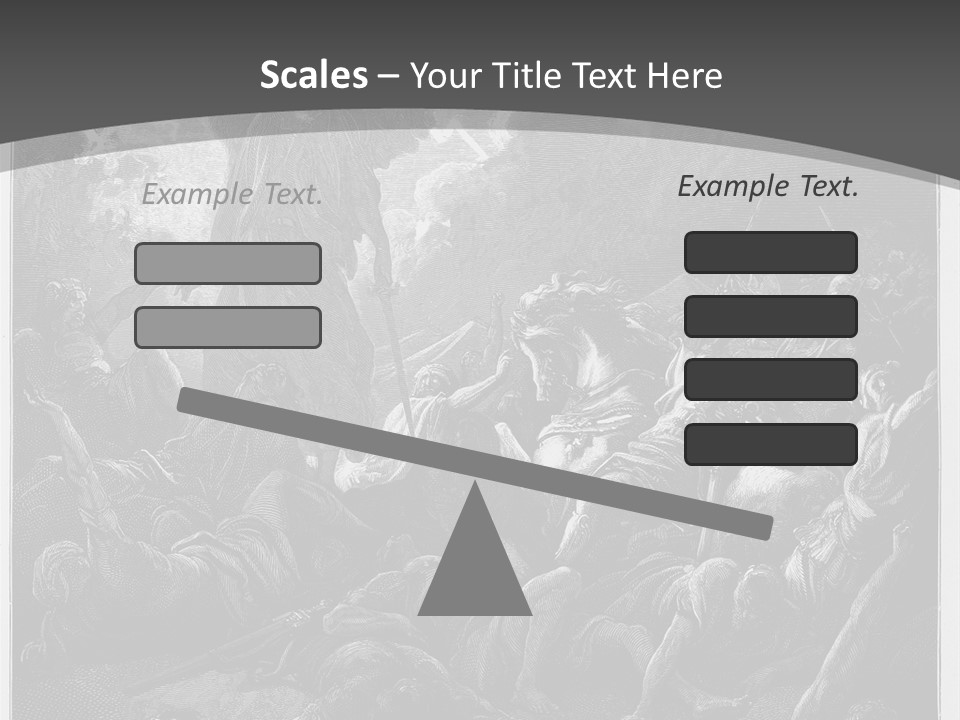 Gustave Dore Sketch Army PowerPoint Template