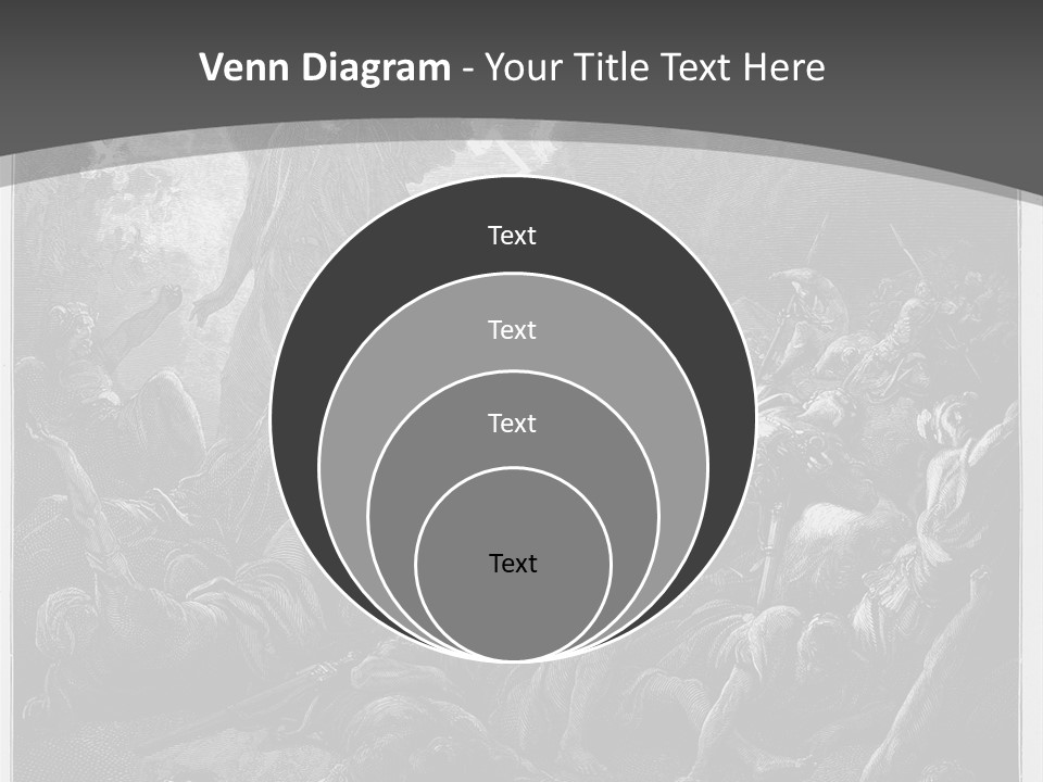 Gustave Dore Sketch Army PowerPoint Template