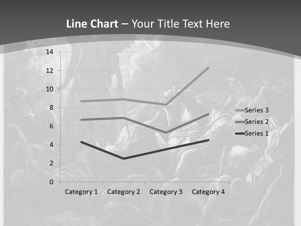 Gustave Dore Sketch Army PowerPoint Template