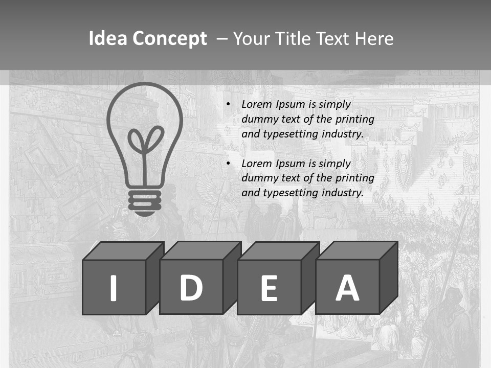 Device Flippers Nobody PowerPoint Template