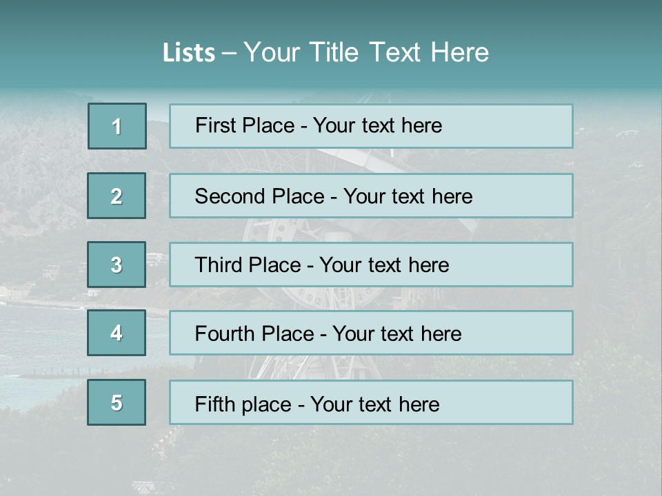 Cup Astronomy Cloudy PowerPoint Template