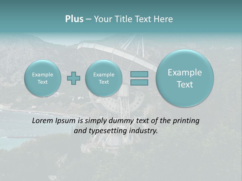 Cup Astronomy Cloudy PowerPoint Template