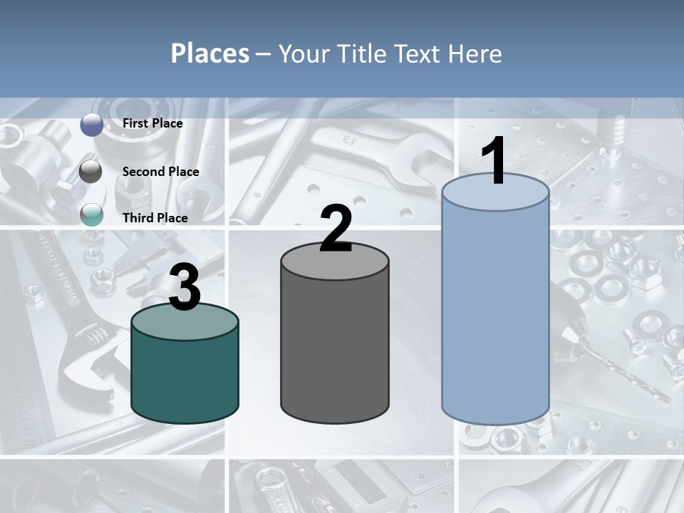 Metallic Element Spanner PowerPoint Template