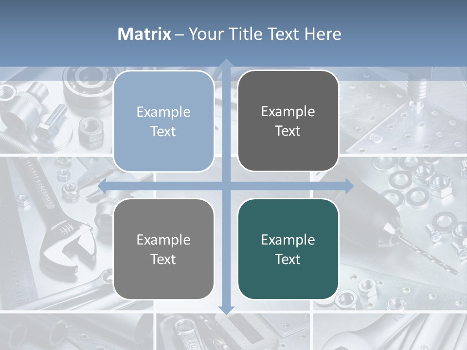 Metallic Element Spanner PowerPoint Template