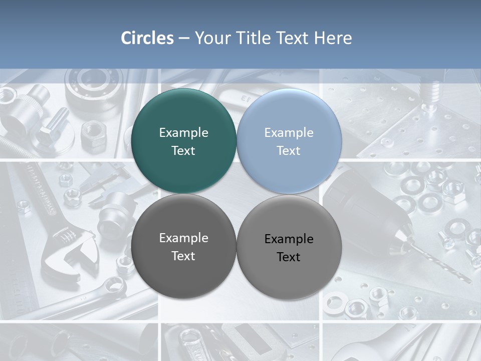 Metallic Element Spanner PowerPoint Template