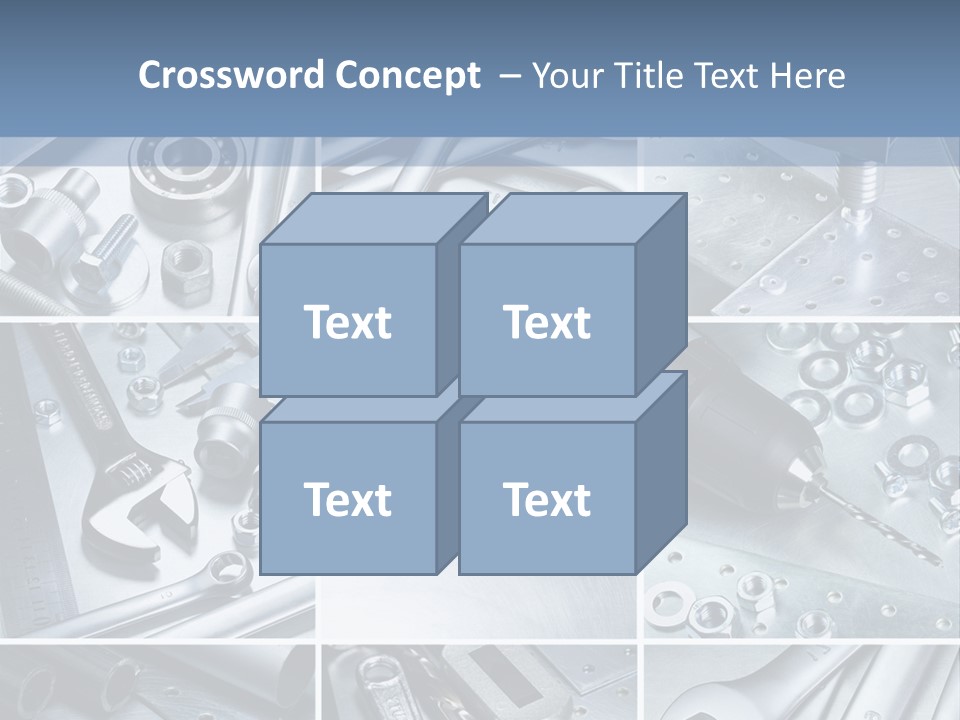 Metallic Element Spanner PowerPoint Template