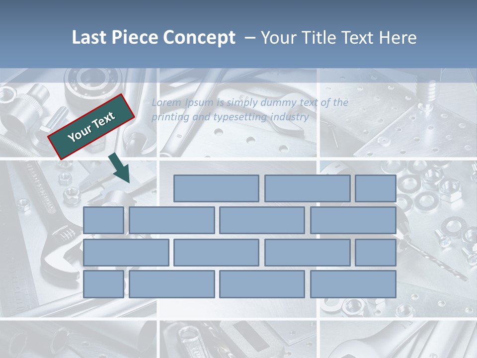Metallic Element Spanner PowerPoint Template