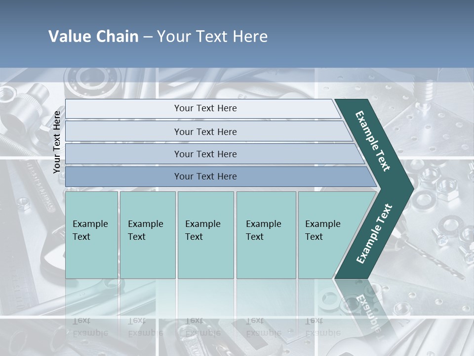 Metallic Element Spanner PowerPoint Template