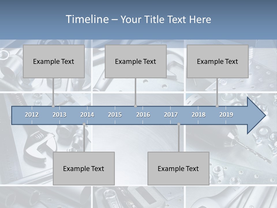 Metallic Element Spanner PowerPoint Template