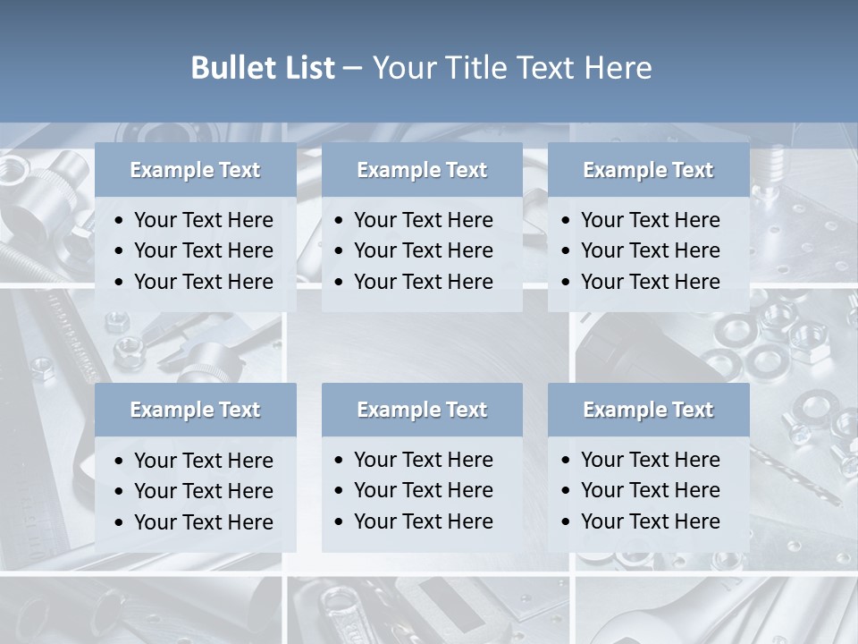 Metallic Element Spanner PowerPoint Template