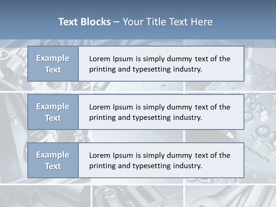 Metallic Element Spanner PowerPoint Template