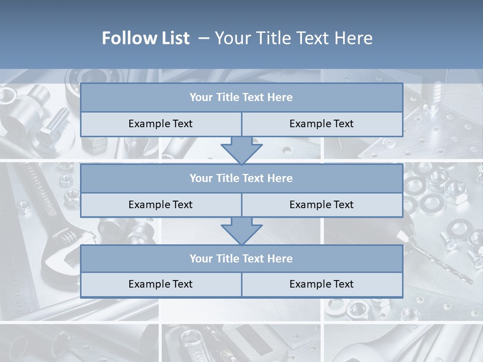 Metallic Element Spanner PowerPoint Template