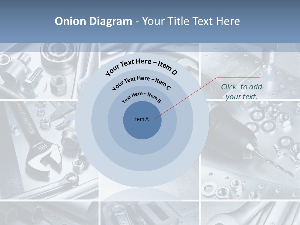 Metallic Element Spanner PowerPoint Template
