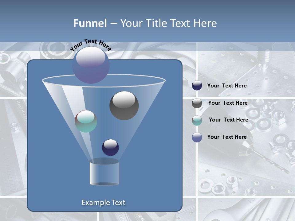 Metallic Element Spanner PowerPoint Template