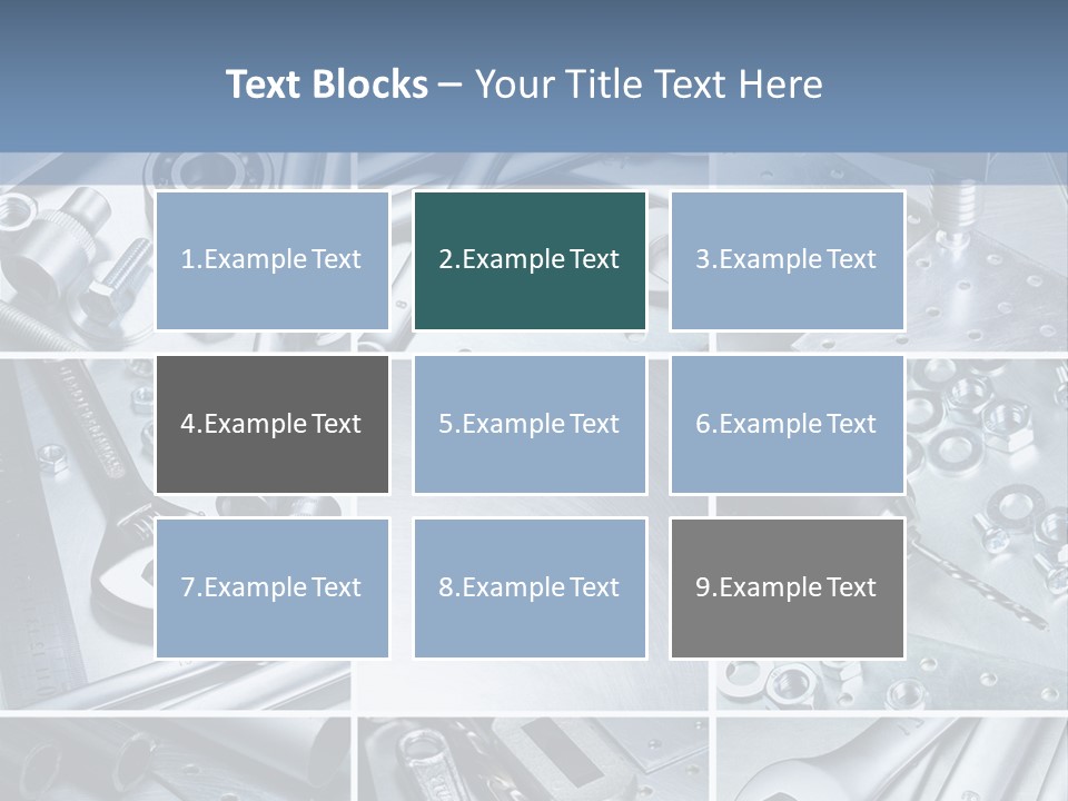 Metallic Element Spanner PowerPoint Template