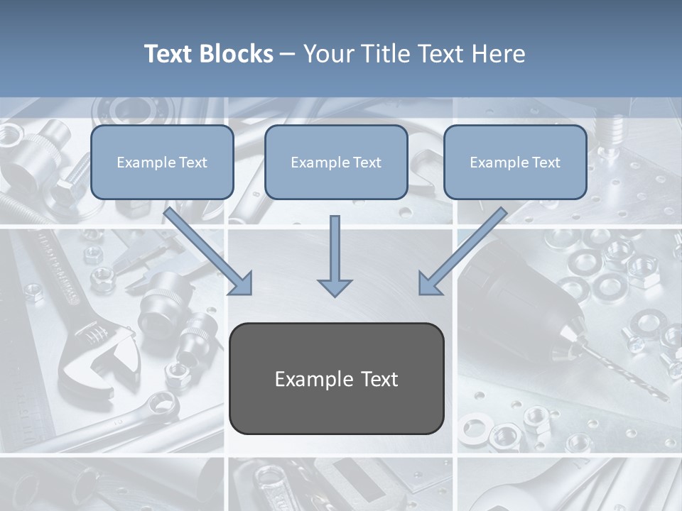 Metallic Element Spanner PowerPoint Template