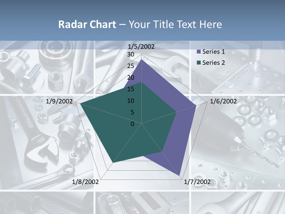 Metallic Element Spanner PowerPoint Template