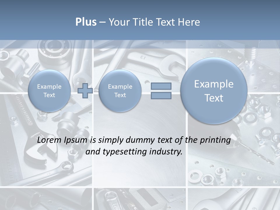 Metallic Element Spanner PowerPoint Template