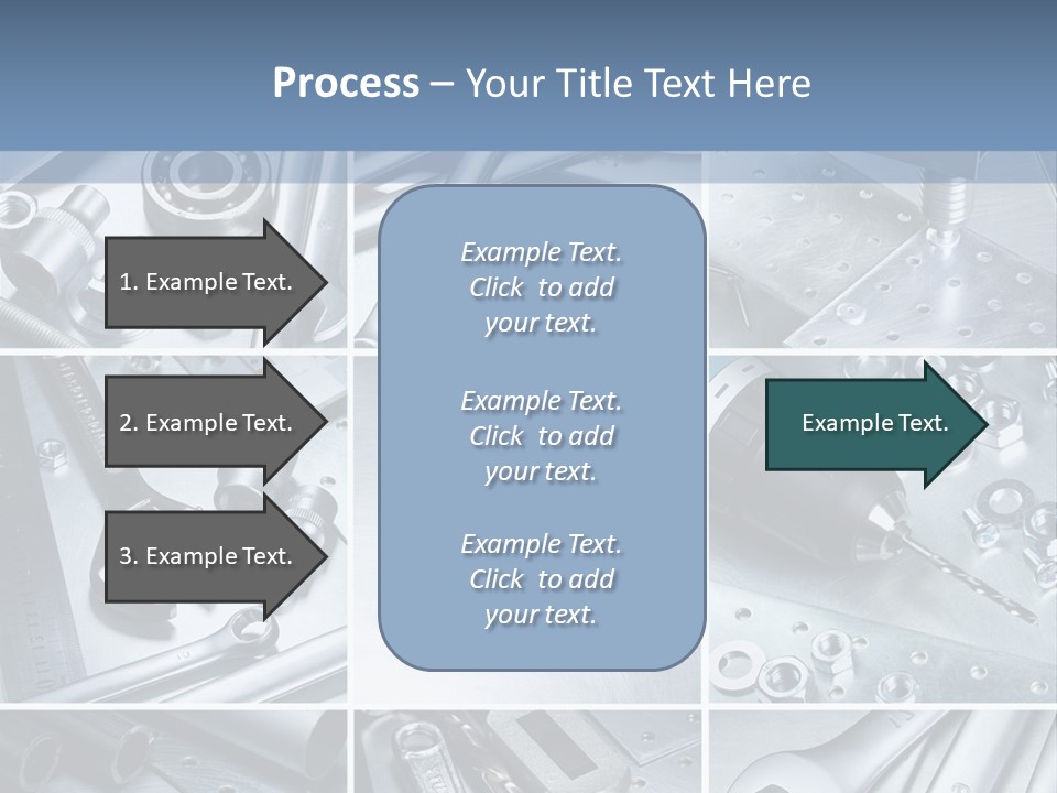 Metallic Element Spanner PowerPoint Template
