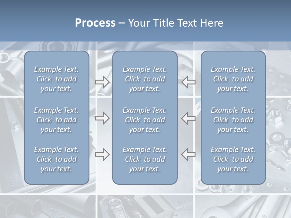 Metallic Element Spanner PowerPoint Template