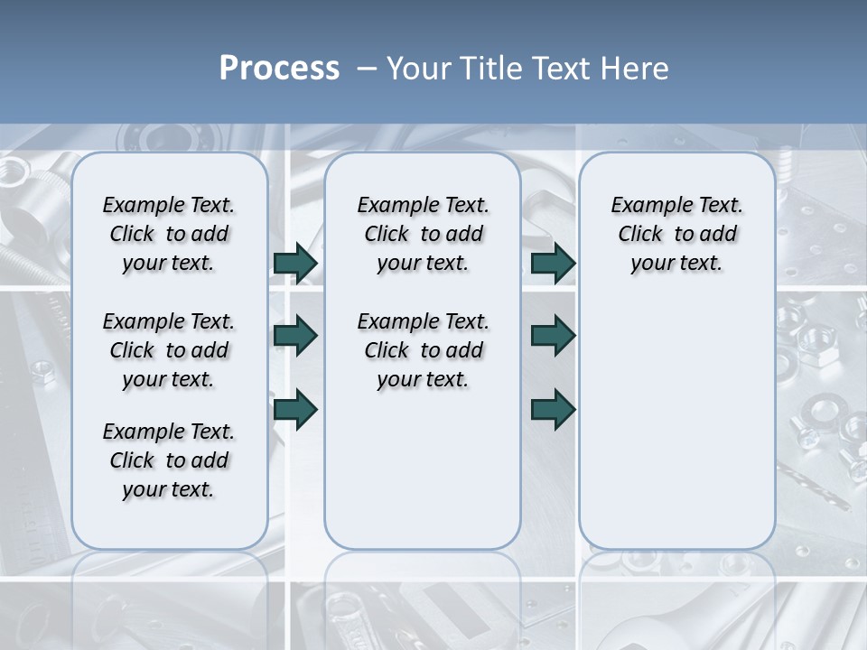 Metallic Element Spanner PowerPoint Template