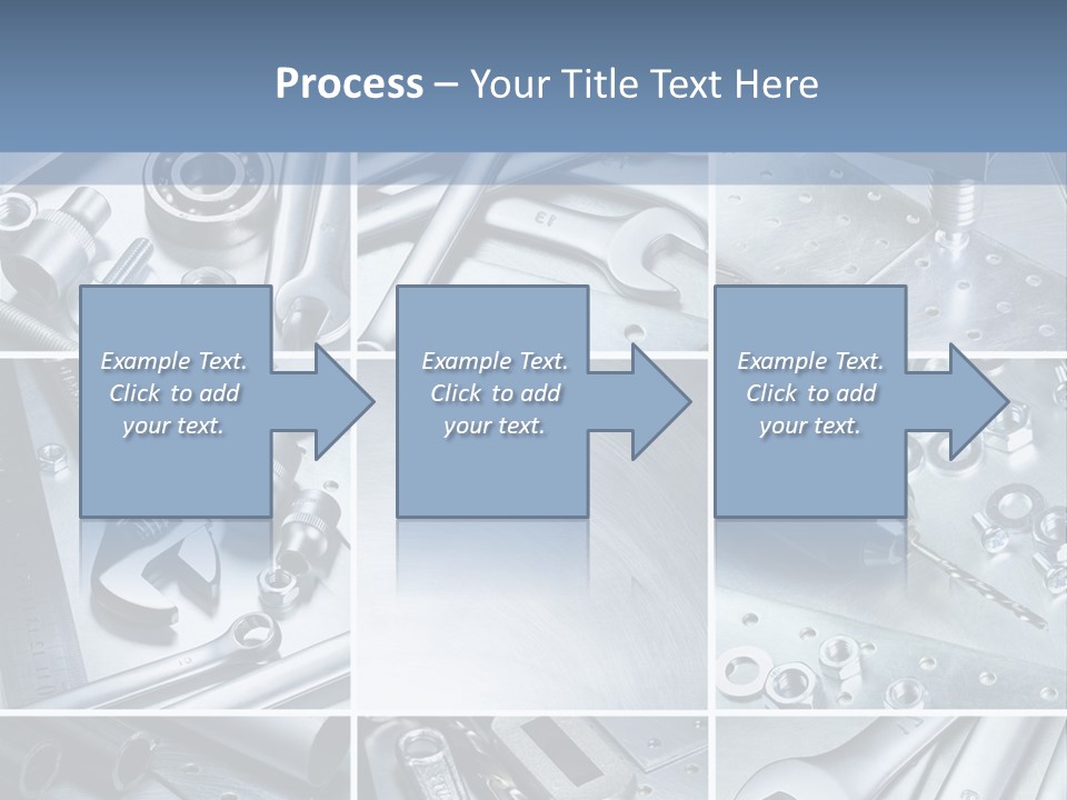 Metallic Element Spanner PowerPoint Template