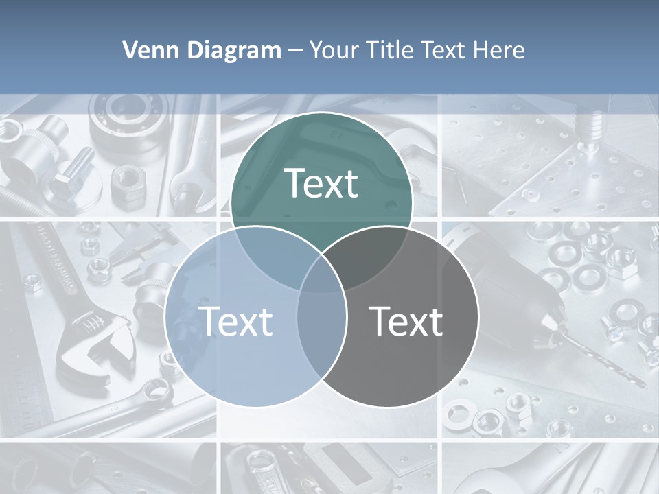 Metallic Element Spanner PowerPoint Template
