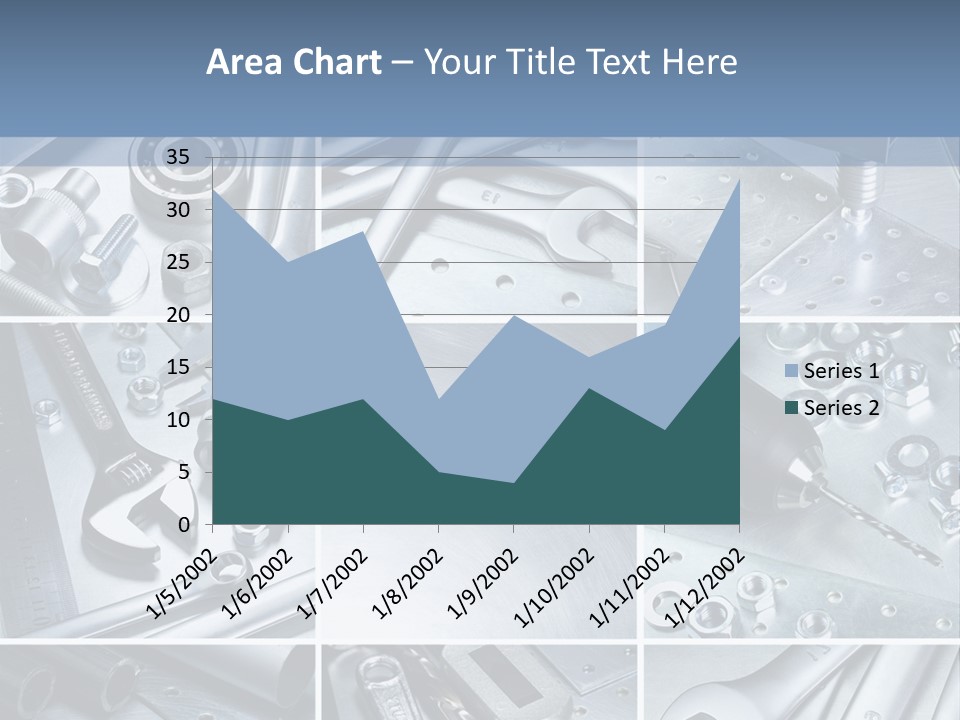 Metallic Element Spanner PowerPoint Template