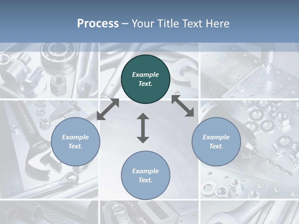 Metallic Element Spanner PowerPoint Template