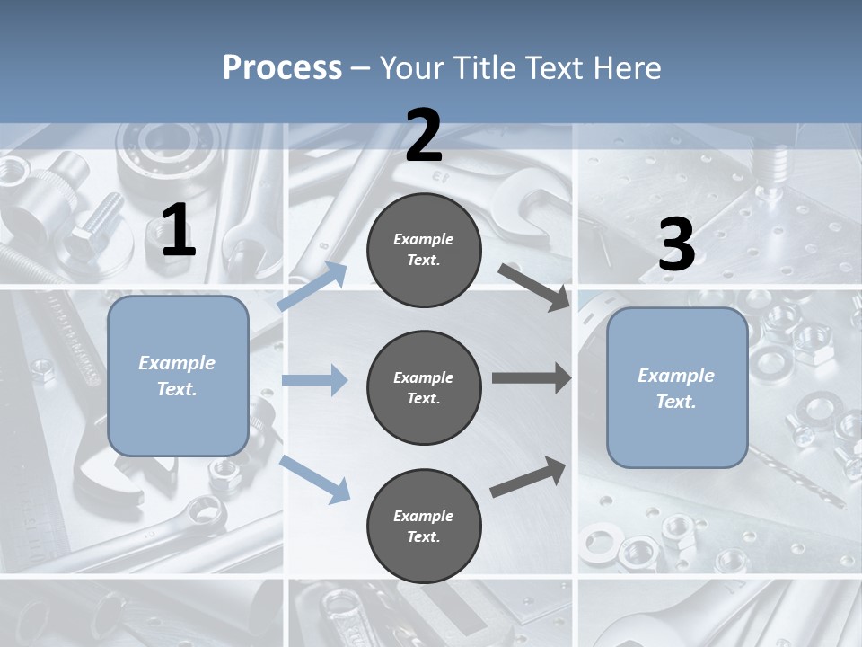 Metallic Element Spanner PowerPoint Template