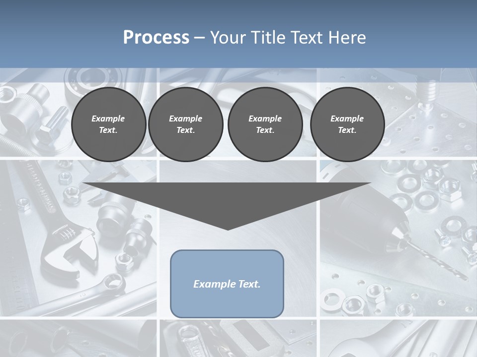 Metallic Element Spanner PowerPoint Template
