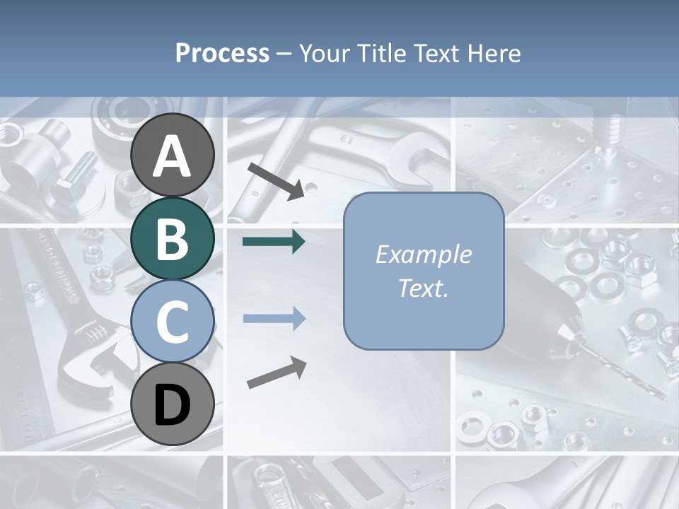 Metallic Element Spanner PowerPoint Template