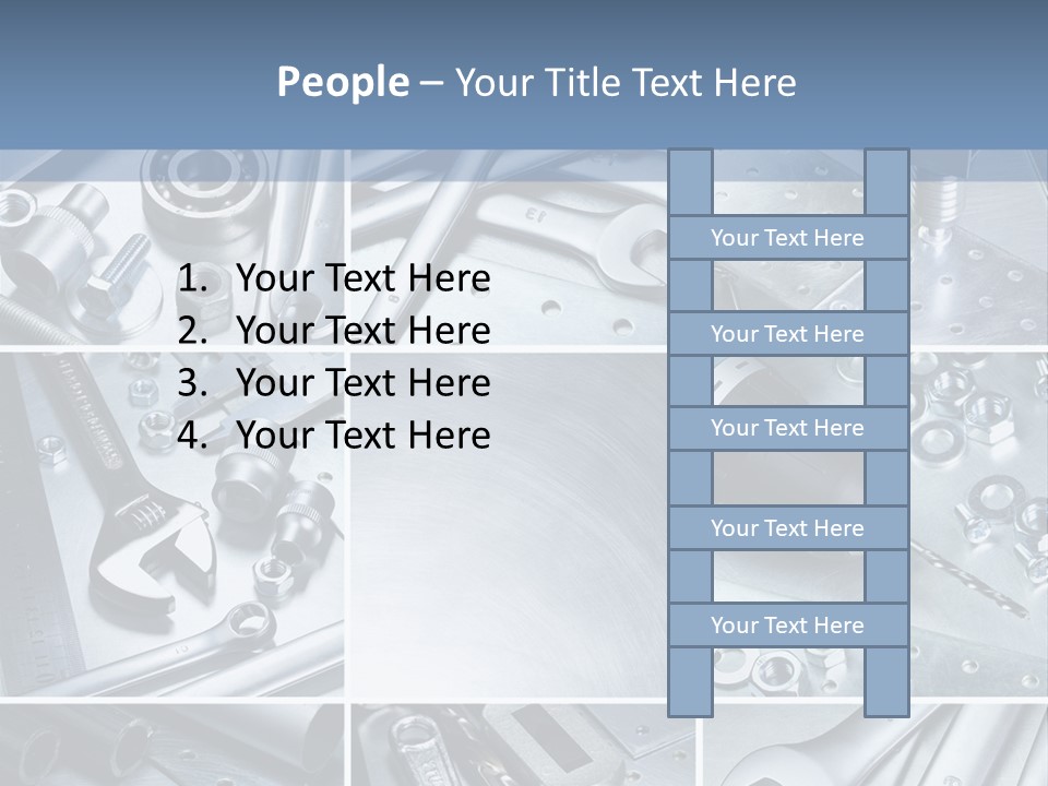 Metallic Element Spanner PowerPoint Template