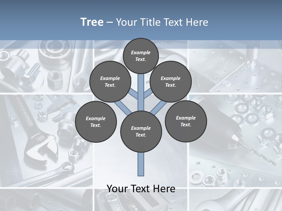 Metallic Element Spanner PowerPoint Template