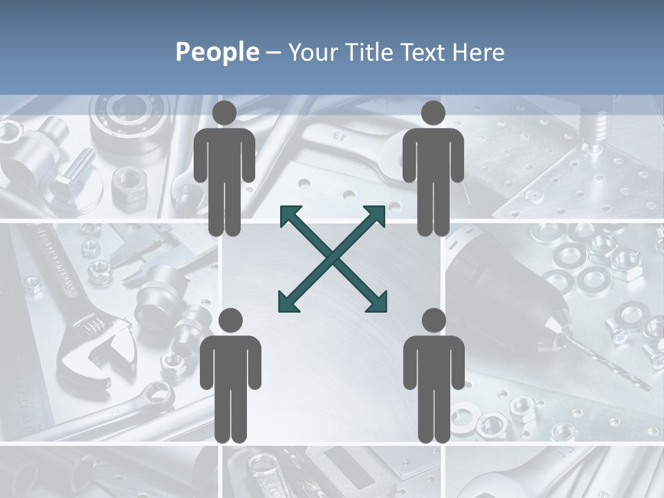 Metallic Element Spanner PowerPoint Template