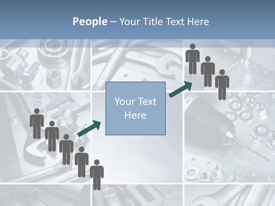 Metallic Element Spanner PowerPoint Template