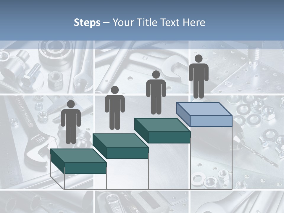 Metallic Element Spanner PowerPoint Template