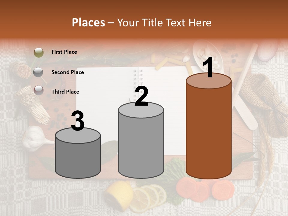 Red Table Wood PowerPoint Template