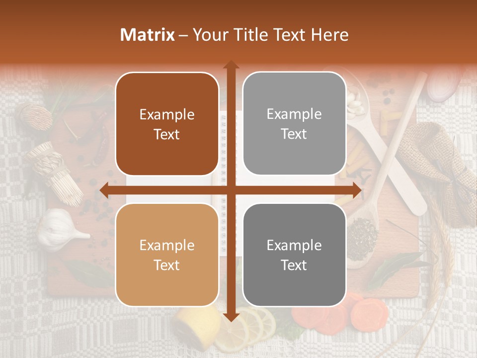 Red Table Wood PowerPoint Template