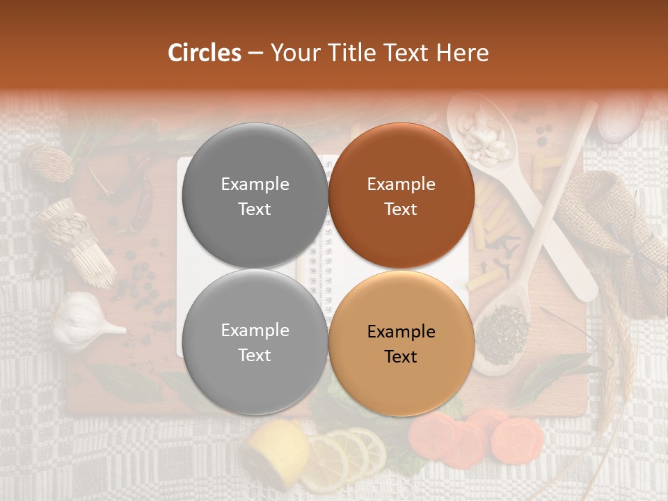 Red Table Wood PowerPoint Template