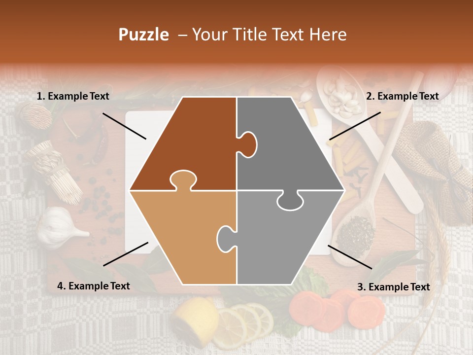 Red Table Wood PowerPoint Template