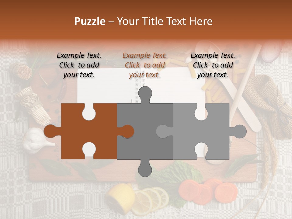 Red Table Wood PowerPoint Template