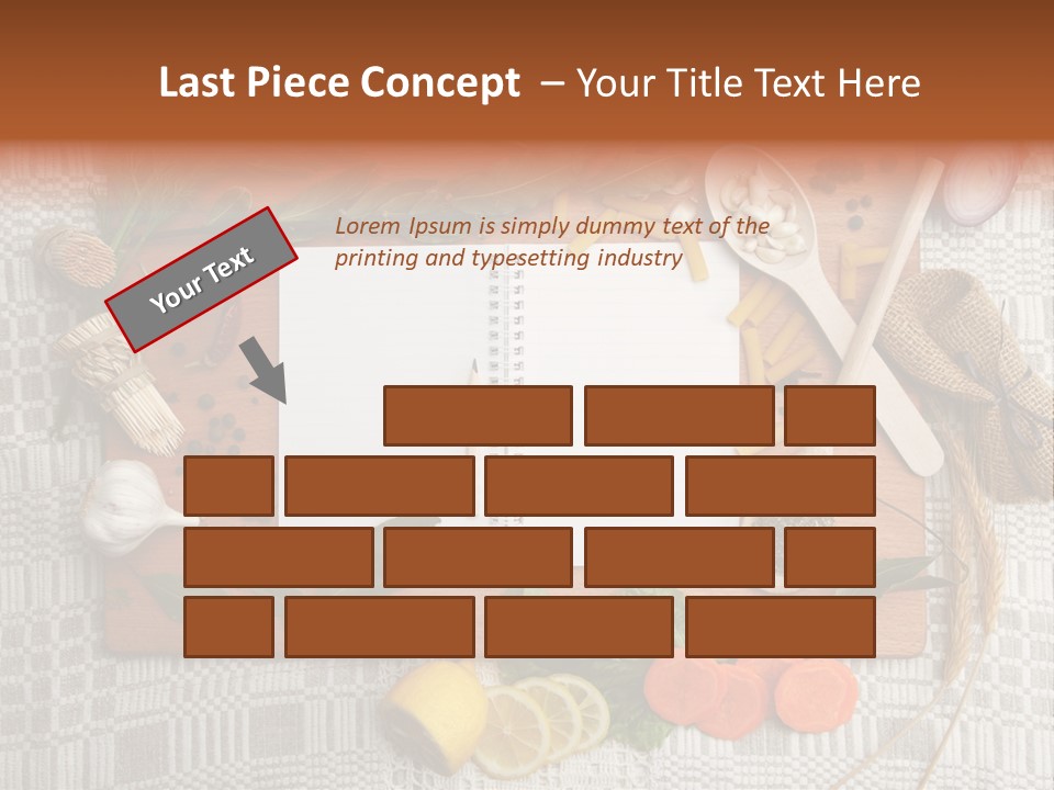 Red Table Wood PowerPoint Template