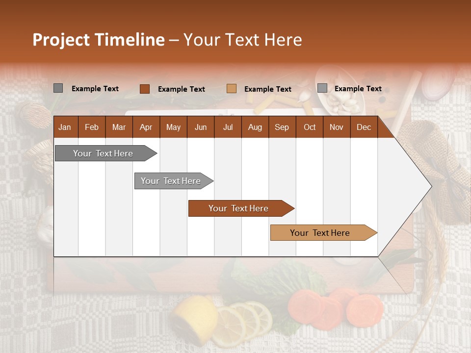 Red Table Wood PowerPoint Template
